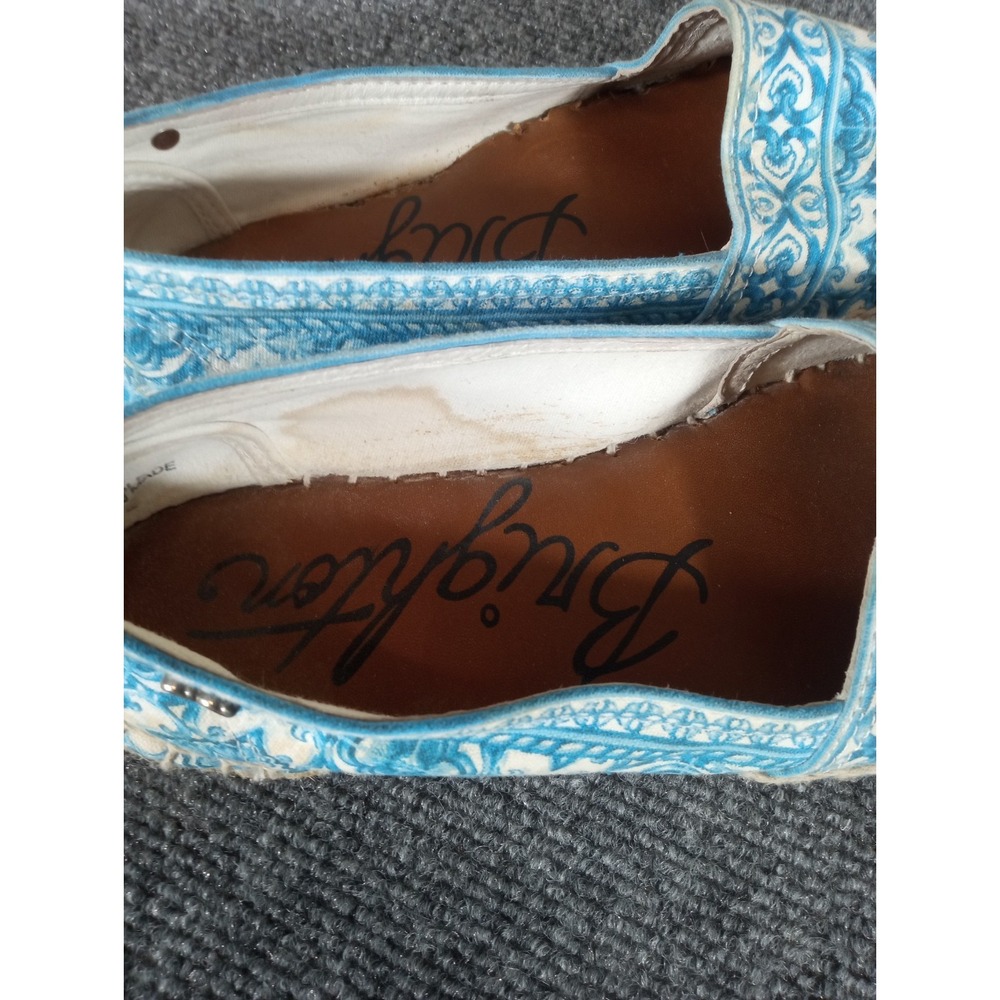Brighton Espadrille Flats Blue Belina Bali Canvas Bella Capri - Women Size 6M - Picture 6 of 8
